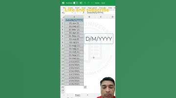🖥️#Shorts | How to correct date format in excel | Date format Problem in Excel #trending #viral #yt