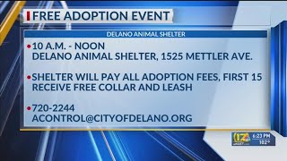 Delano Animal Shelter to host adoption event