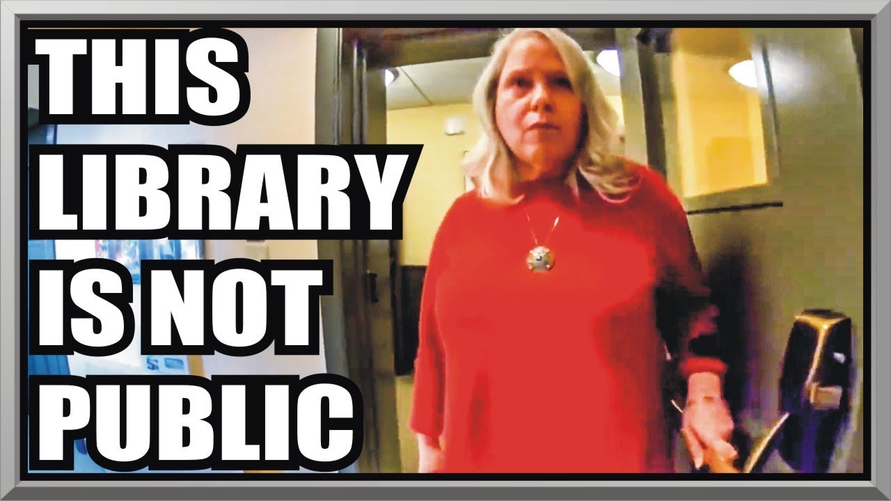 CRAZY LIBRARIAN WON’T LEAVE US ALONE FREE PUBLIC LIBRARY First Amendment Audit Amagansett