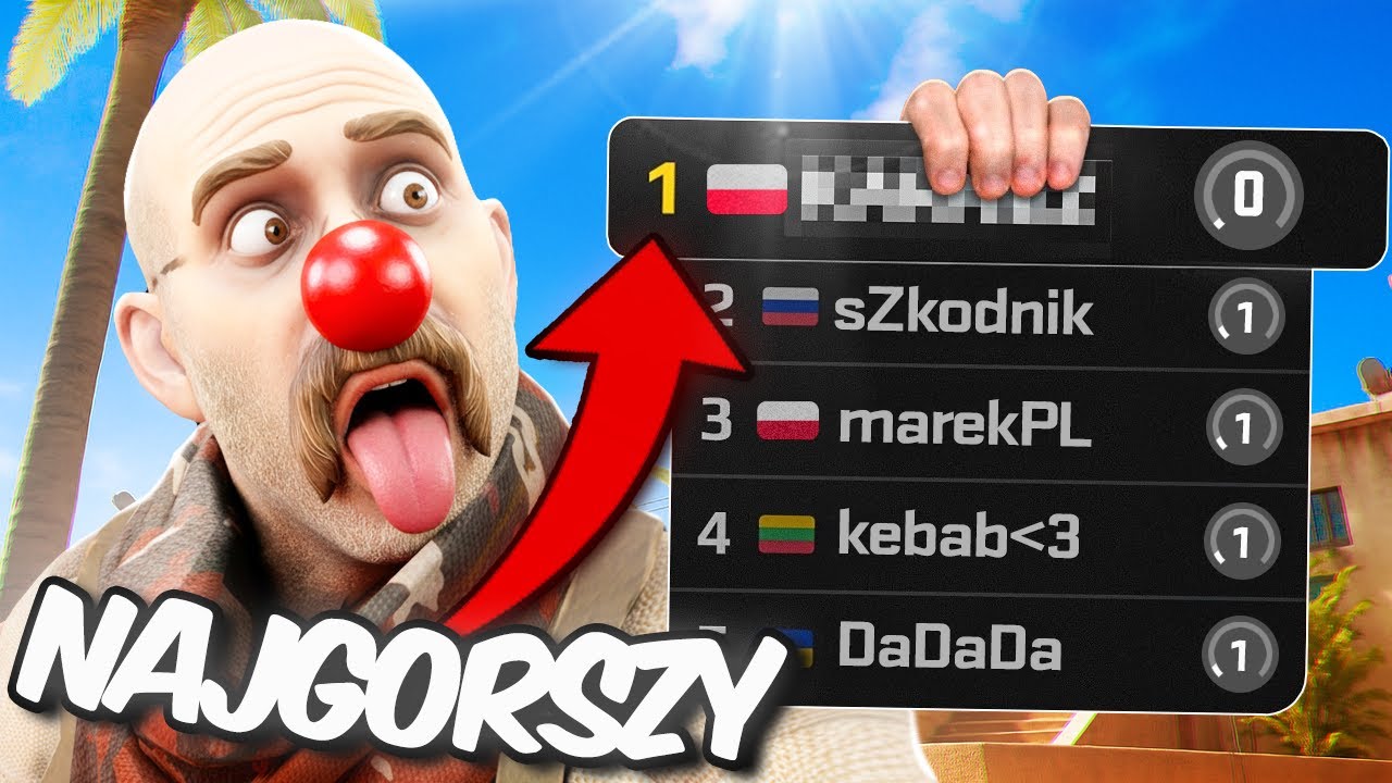 Jak gra NAJGORSZY GRACZ w Polsce? (100 Elo) 💀