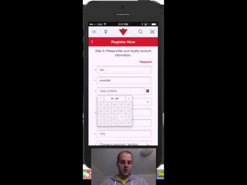Bad Web Form - Canadian Tire App, Date of Birth