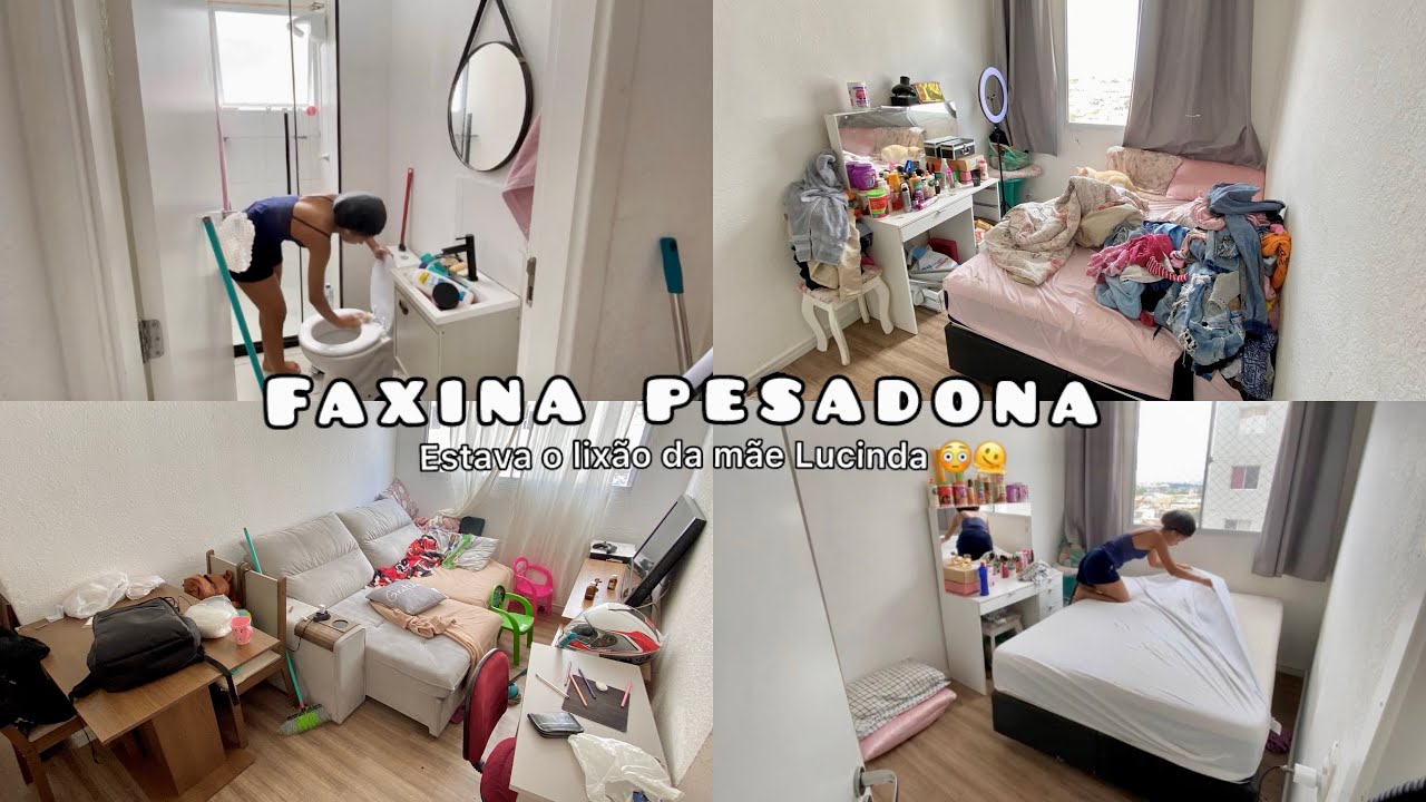 FAXINA COMPLETA PESADA NO APARTAMENTO! 😰