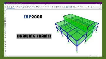 Part 17 | How to draw frames in SAP2000 | Introduction of SAP2000 |#sap2000