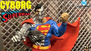 McFarlane DC Multiverse Cyborg Superman Revenge Of The Green Lanterns Action Figure Review