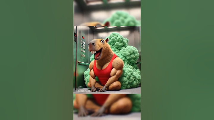 😅 IA Memes GPT 284 🤣 El capibara musculoso bota un gas insano 👻 #ia #memes #humor #comedia