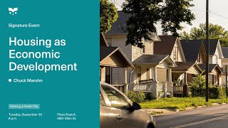 Housing as Economic Development