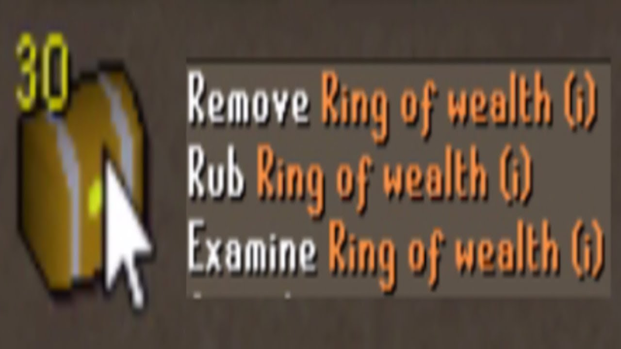 Rs3 Ring Of Wealth