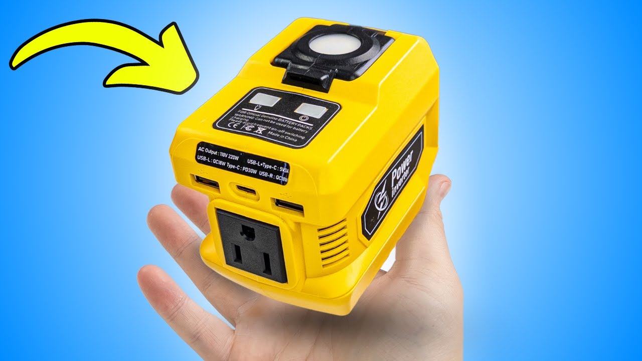 This DeWalt battery inverter is AWESOME!