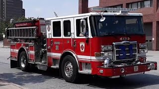 Baltimore City Engine 31 Responding