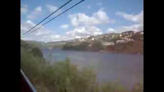 ⑬ 🇵🇹 Santa Cruz do Douro 🚆 On board a Sorefame car pulled by a CP 1400 loco ⌯ IR 878 ⌯ Régua ➙ Porto