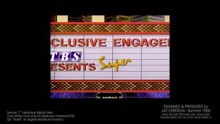 TBS SuperStation Matinee 1986 60fps