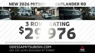 The Best Deals in West Texas: Huge Savings Only at Odessa Mitsubishi
