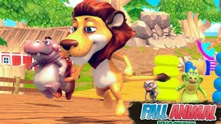Fall Animals Knockout Racing Video Viral Video Kids Video YouTube Video Raja Babu Vlog UP screenshot 3