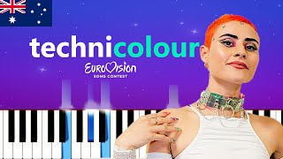 Montaigne - Technicolour (Piano Tutorial)