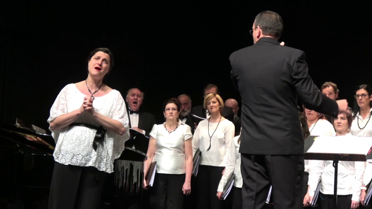 CONCIERTO FEDERACION DE COROS DE NAVARRA EN SANGÜESA 16 06 2018