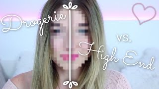 25€ DROGERIE vs. 350€ HIGH END Make-Up ♡ Der Test | BibisBeautyPalace