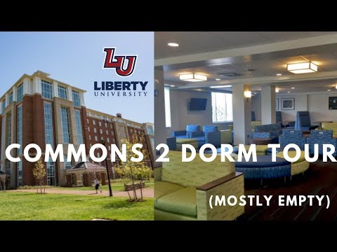 MOSTLY EMPTY DORM ROOM TOUR // residential commons 2 liberty university