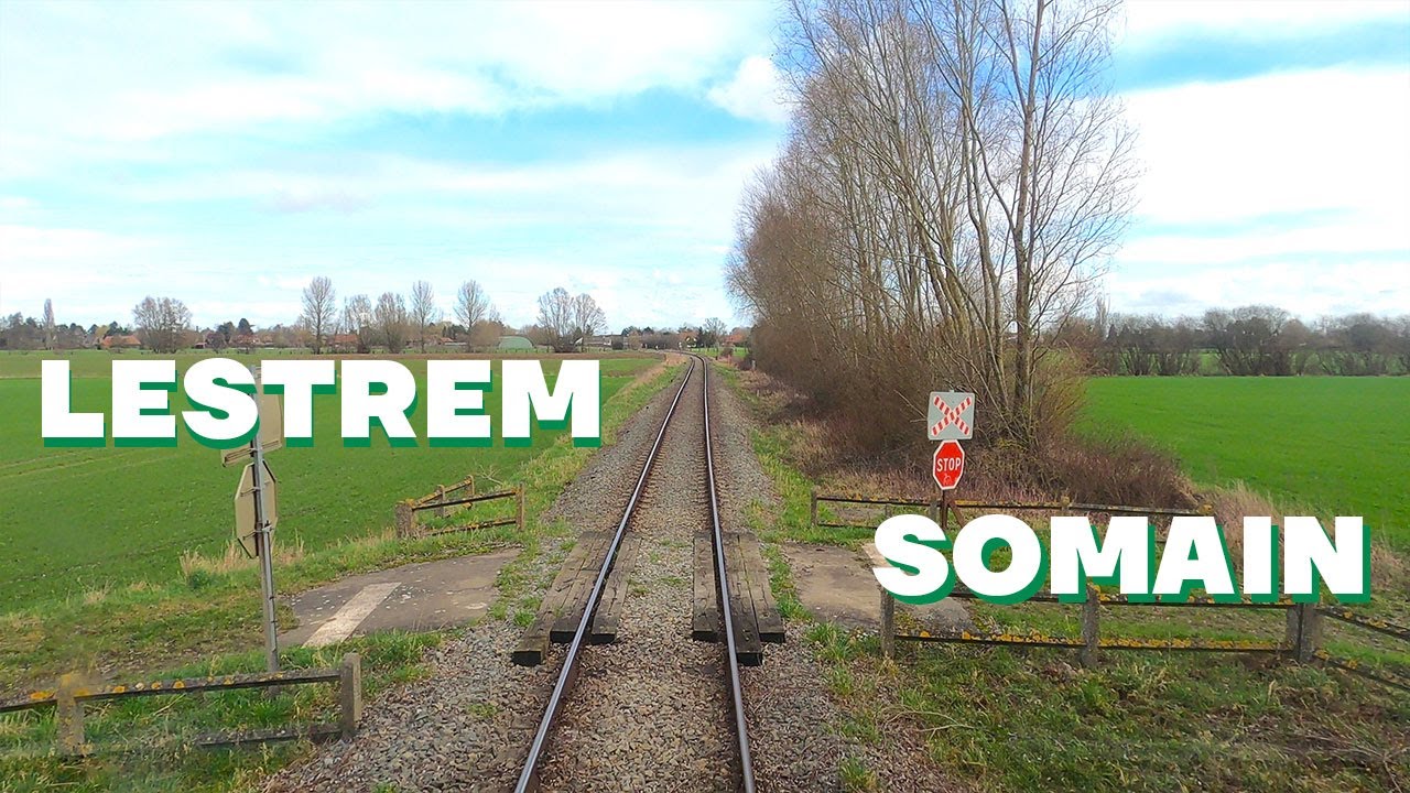 Cabride de LESTREM à SOMAIN, retour de l'usine ROQUETTE sur la voie UNIQUE