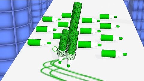 Crayon Rush 3D - All Levels Gameplay Android, iOS