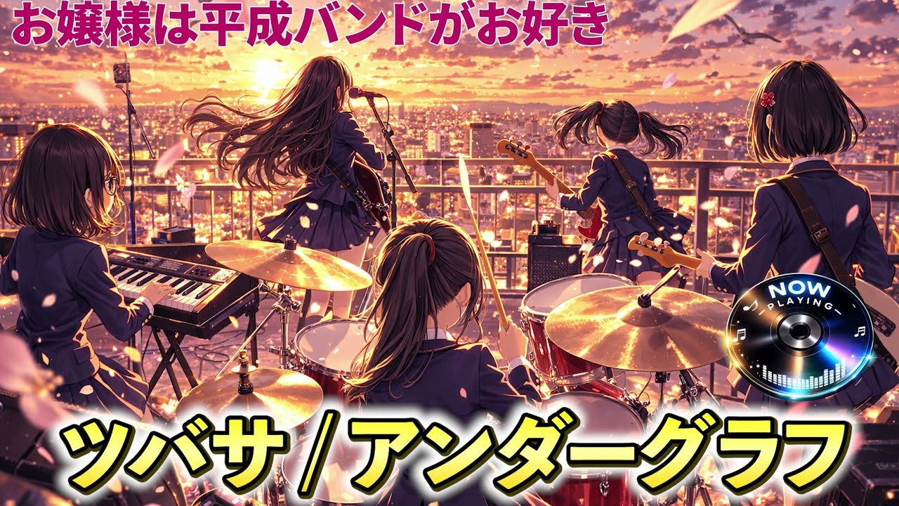 【アンダーグラフ】放課後、お嬢様は「ツバサ」を鳴らす。 #アンダーグラフ #ツバサ #女子高生バンド