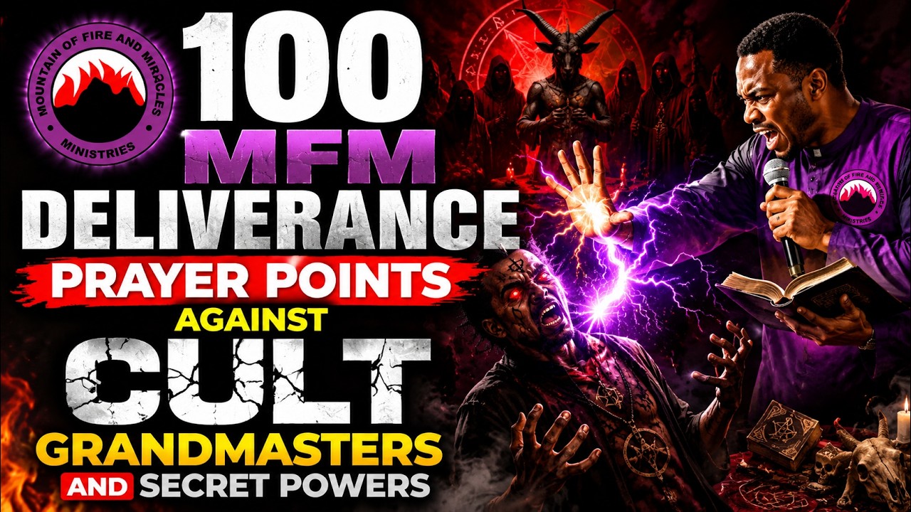 Watch 100 MFM Deliverance Prayer Points Against Cult Grandmasters and Secret Powers #MFMPrayers on YouTube Watch 100 MFM Deliverance Prayer Points Against Cult Grandmasters and Secret Powers #MFMPrayers on YouTube