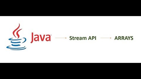 Java8:  Stream API - dealing with an ARRAY