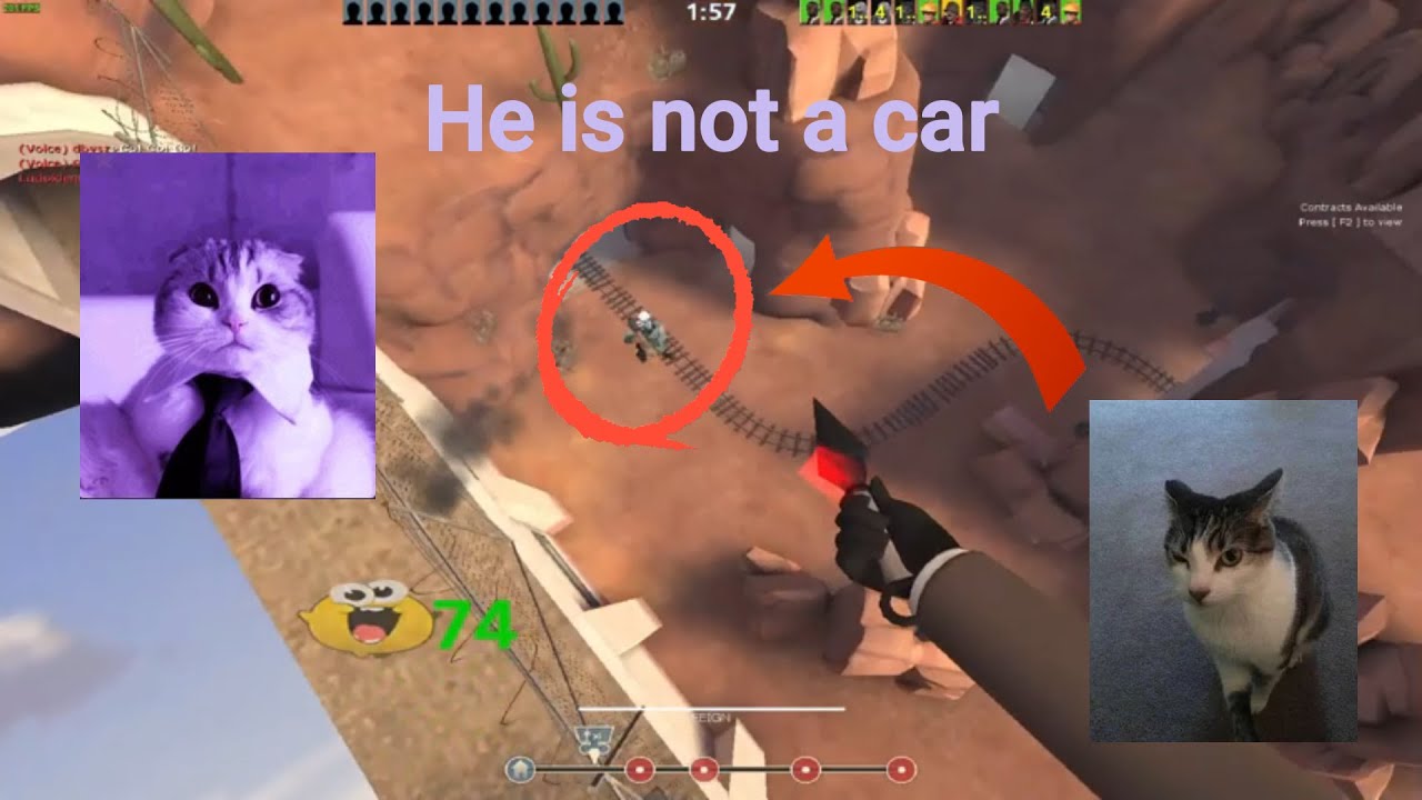 Guys he is not a car (clip dumb)