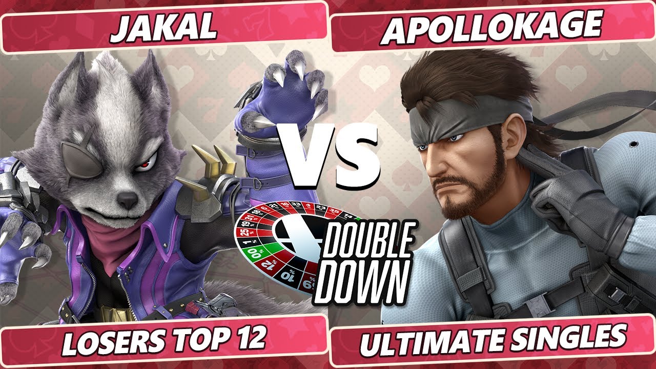 Double Down 2022 Top 12 - Jakal (Wolf) Vs. ApolloKage (Snake) SSBU Smash Ultimate Tournament