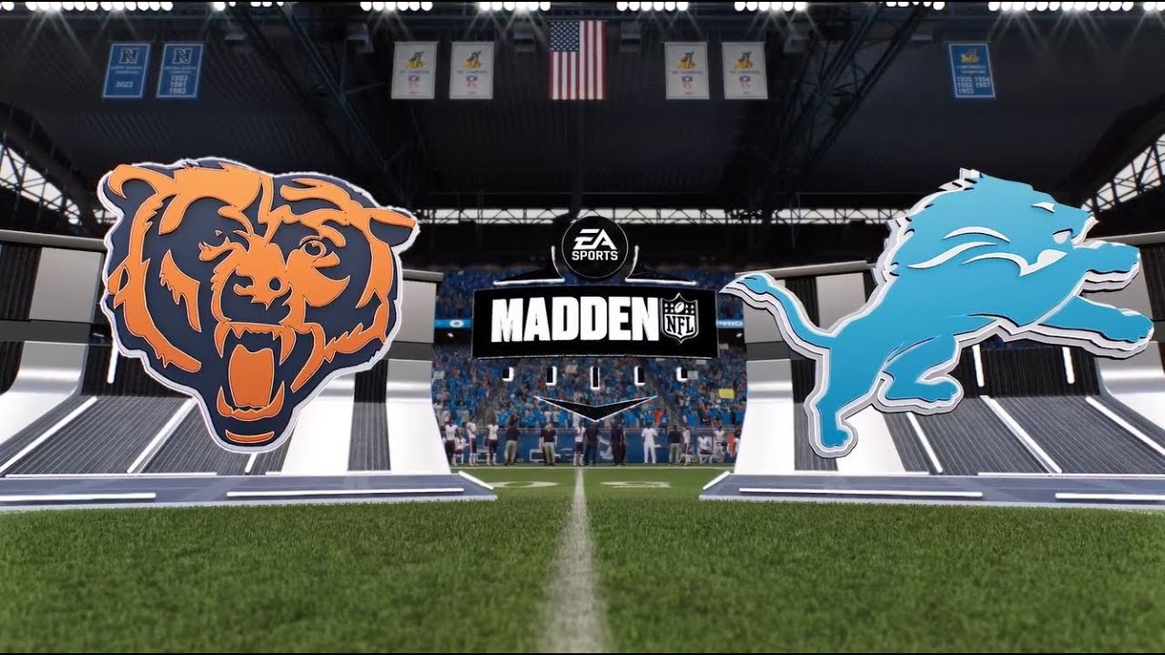 Lions vs Bears - NFL Week 13 Simulation - Thanksgiving Day! - YouTube