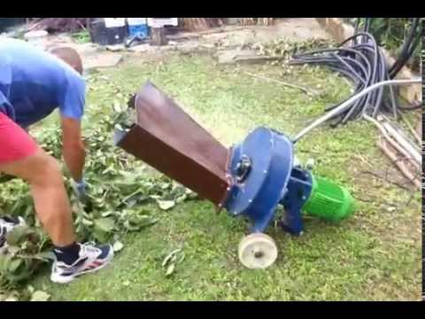 Home Made Mulcher - Biotrituratore Elettrico - YouTube