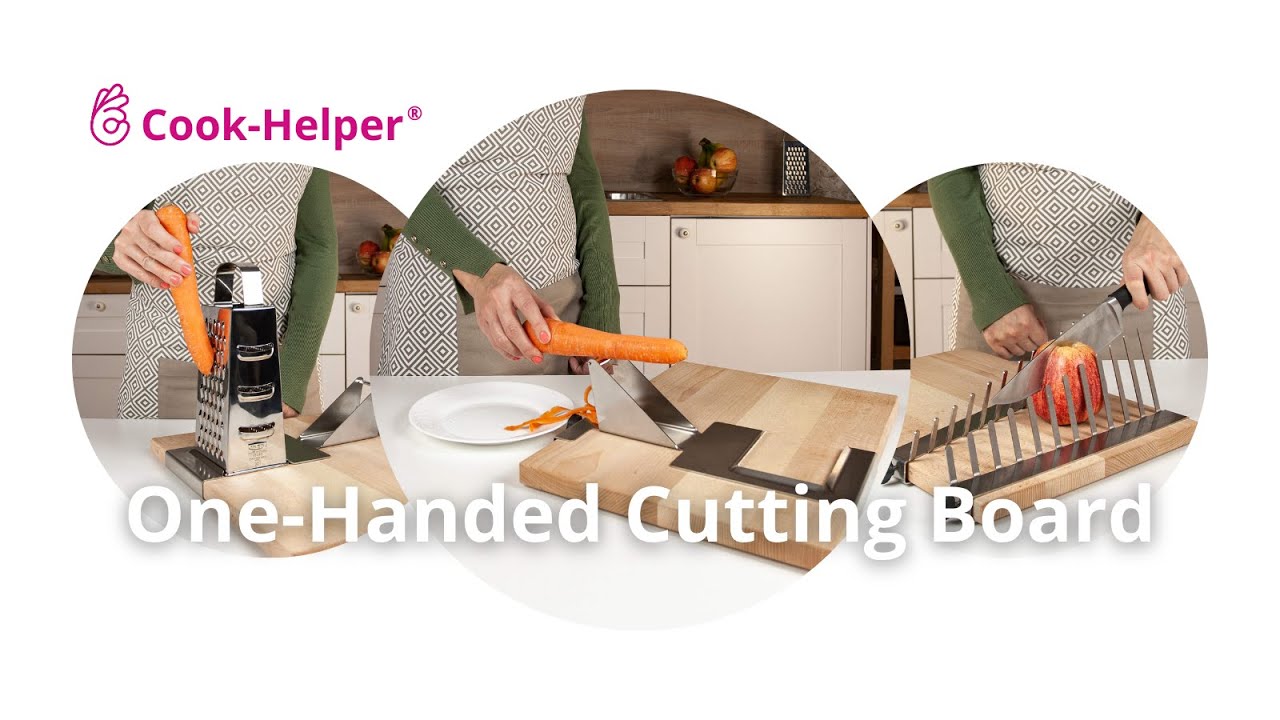 One-handed Cutting Board Adaptive Kitchen Equipment One Hand Gadget Food  Preparation Set for People With Disabilities Cook-helper 