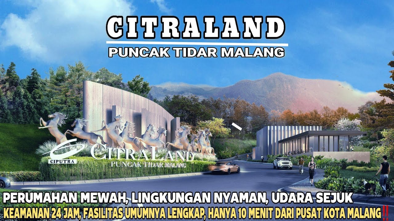 CITRALAND PUNCAK TIDAR MALANG: Mewah, Elit, Nyaman, Aman, Fasilitas Umumnya Lengkap Banget‼️