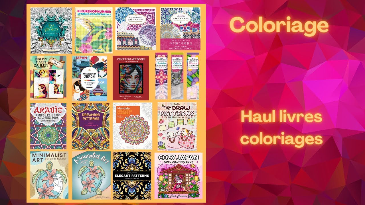 Coloriage - Haul livres de coloriage