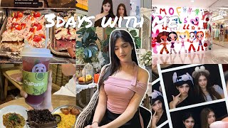 3 DAYS WITH A FRIEND 🏠💕|جات عندي صاحبتي ومدرنا والو من غير الماكلة…🥨🍵🍡 