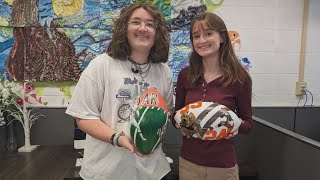 Northeast Ohio students design footballs for the Cleveland Browns Foundation