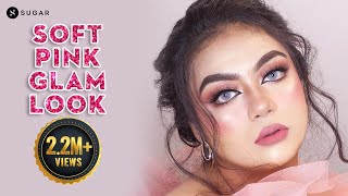 Soft Pink Glam Makeup | How To Get Ready For The Date Night | Party Makeup Look | SUGAR Cosmetics screenshot 4