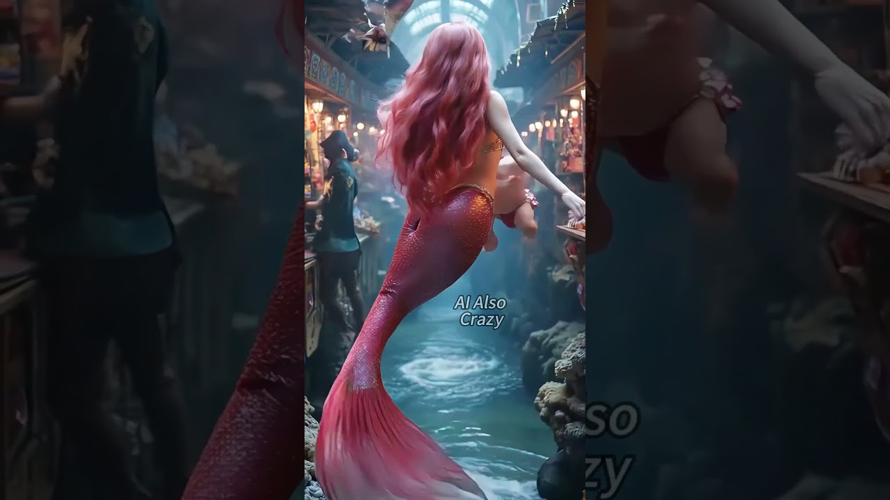 🌊Mermaid Meets Baby: A Dreamy Ocean Encounter🧜‍♀️