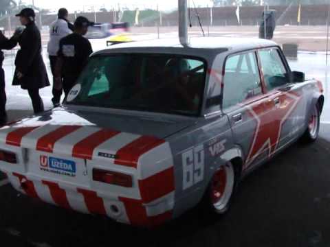 Flavio Gomes - Lada 2105 - Saindo dos boxes - Velo...