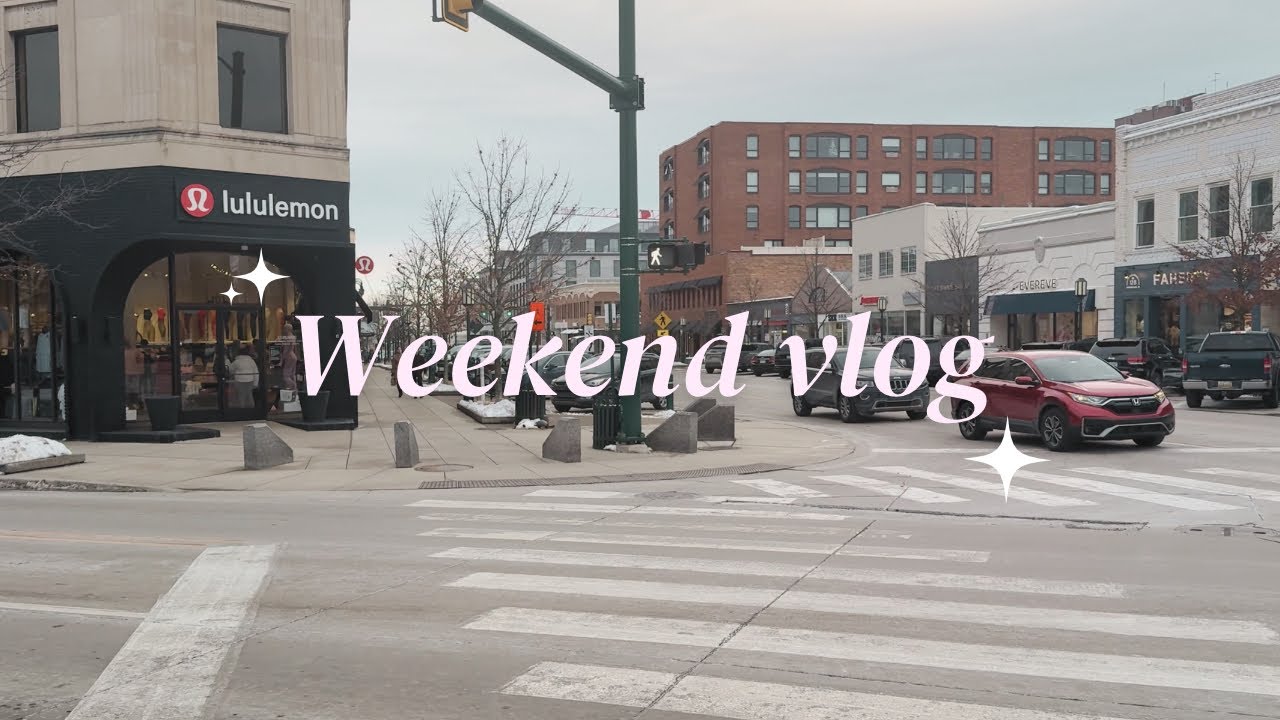 Weekend Vlog 🪄 |  تسوق وتمشيه في حي جديد في امريكا ౨ৎ