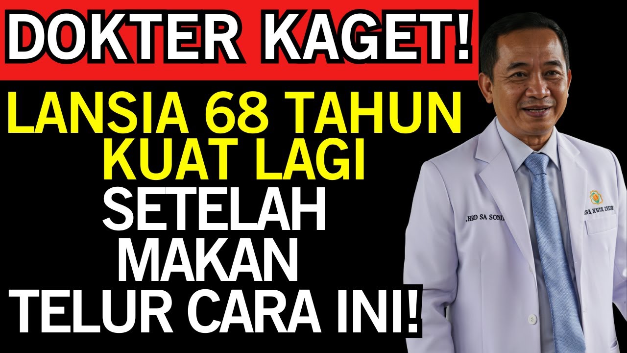 KESEHATAN LANSIA: Cara Makan Telur Benar Kurangi Kram & Tidur Nyenyak