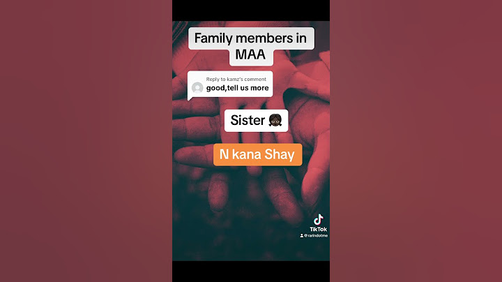 Family members in #maa #learnlanguages #learnonyoutube #language #maasai #kenya  #tanzania #english