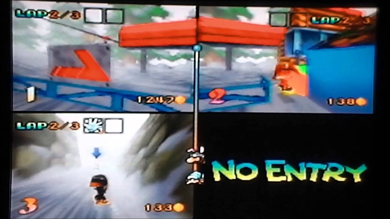 Snowboard Kids Multiplayer (Without Coins. Part 3, Quicksand Valley