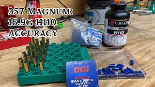 357 Magnum: 16.9g H110 Accuracy by Cloninger's Garage 840 views 2 months ago 9 minutes, 17 seconds