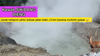 KAWAH SIKIDANG DIENG || Tiket @Rp 30.000,- Include masuk Candi Arjuna || DIENG || WONOSOBO