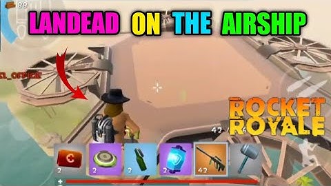 Rocket Royale AIRSHIP EVENT AND AIR DROP SUPPLIES- Android gameplay #30