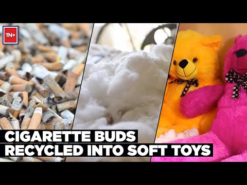 Cigarette Buds Recycled Into Soft Toys | Recycling Cigarettes Buds | TN Plus