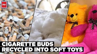 Cigarette Buds Recycled Into Soft Toys | Recycling Cigarettes Buds | TN Plus screenshot 5