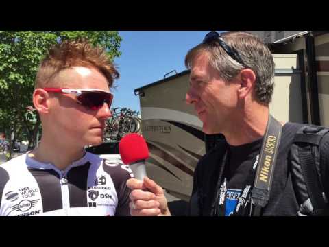 Sam Oomen (Team Sunweb) before stage 2 at the Amgen Tour of California 2017