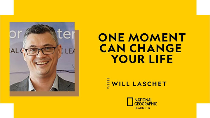 One moment can change your life