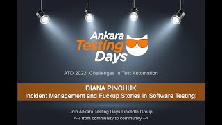 Diana Pinchuk - Incident Management and Fuckup Stories in Software Testing! | 14th ATD